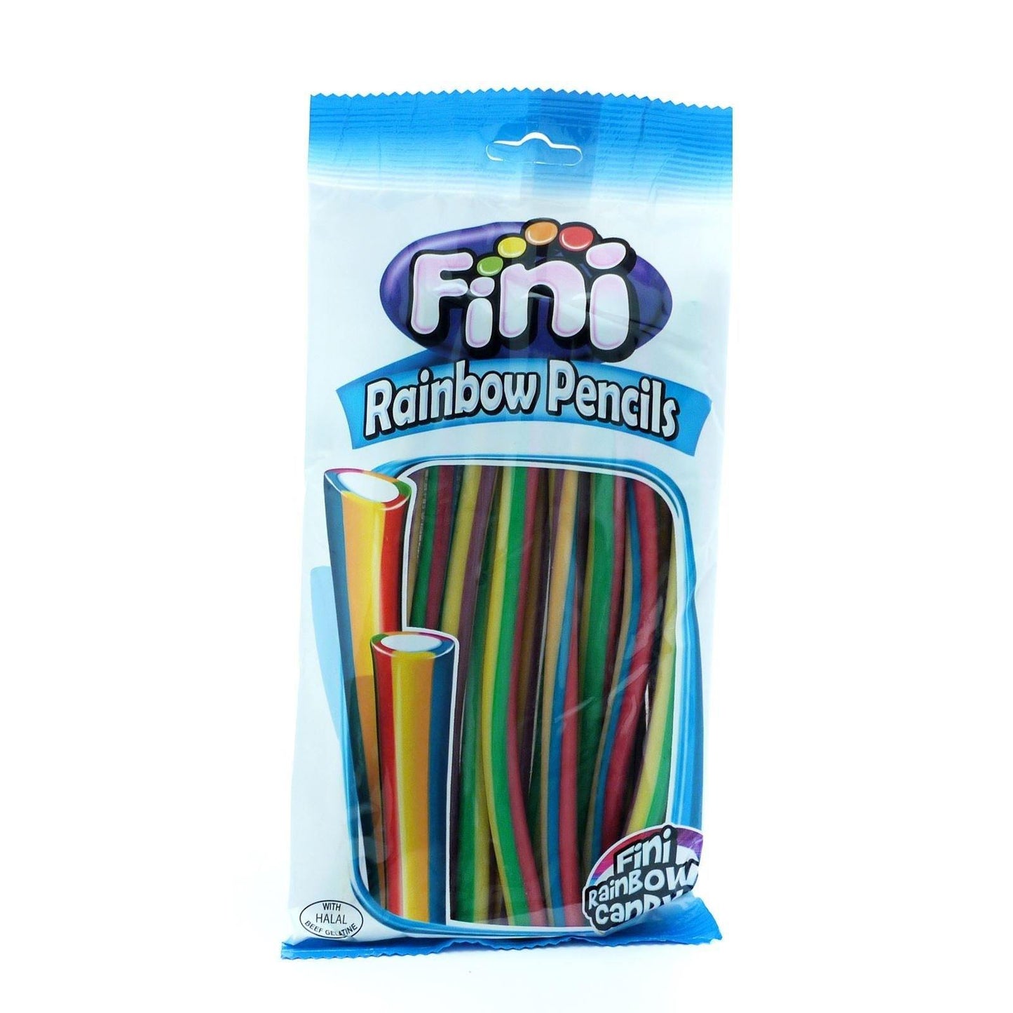 Fini Rainbow Pencils Soft Sweets 250g (Box of 20)