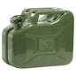 Jerry Can Green Metal Steel 10L