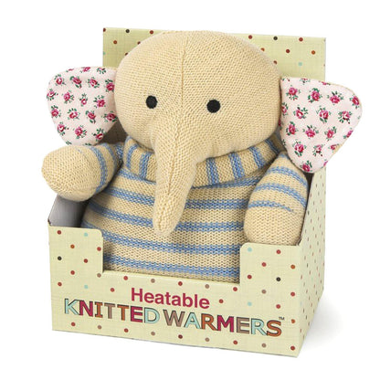 Knitted Warmers Heatable Soft Elephant Plush Toy
