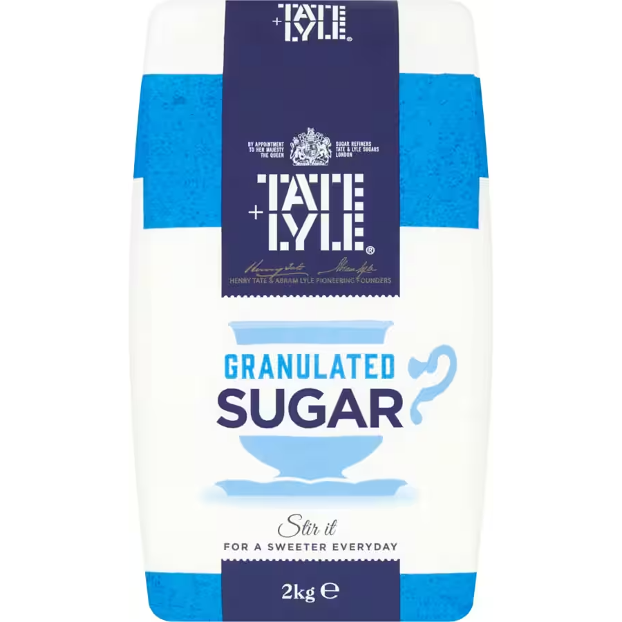 Tate & Lyle White Granulated Pure Cane Sugar 2kg