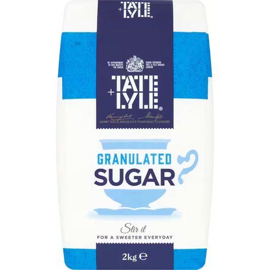 Tate & Lyle White Granulated Pure Cane Sugar 2kg